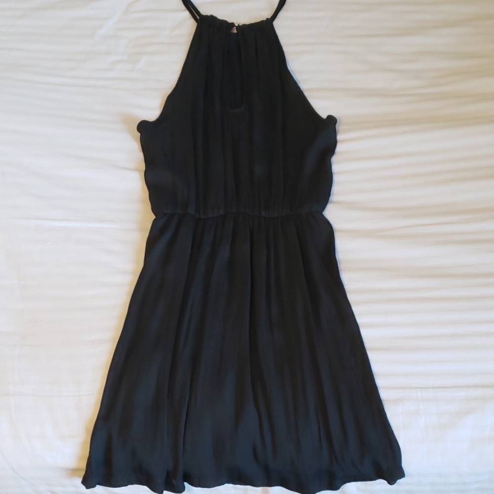 NWOT Black Satin Dress from Romania 🇷🇴 - Picture 4 of 7
